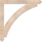 Ekena Millwork Thorton Arts & Crafts Smooth Bracket, Douglas Fir, 3 1/2"W x 40"D x 40"H BKT04X40X40THR03SDF - alternate 3